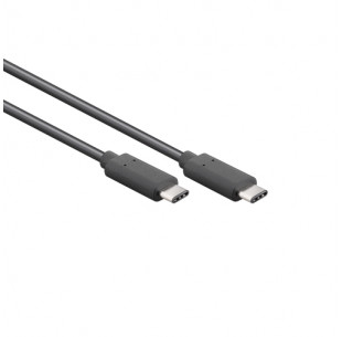 USB 3.1 Kabel (Gen1), C - C, Zwart, 1m