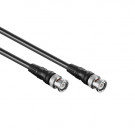 Coax Kabel, RG59, BNC - BNC, Zwart, 0.5m / Laatste voorraad