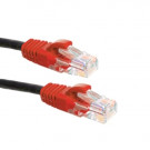 Cat5e U/UTP Cross-over kabel, AWG24, PVC, Zwart, 0.5m