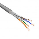 Cat6 S/FTP Kabel, Soepel, AWG26, PVC, Grijs, 500m
