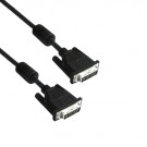 DVI Kabel, Duallink 24+1, High Quality, Zwart, 10m