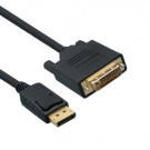 DisplayPort - DVI Kabel, Zwart, 2m