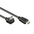 HDMI 1.4 Kabel, Haaks, Zwart, 2m